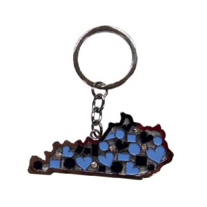 KENTUCKY KEYCHAIN METAL MOSAIC