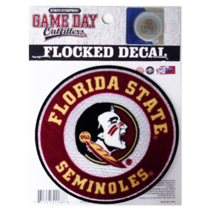 FLORIDA STATE SEMINOLES STICKER DECAL FLOCKED