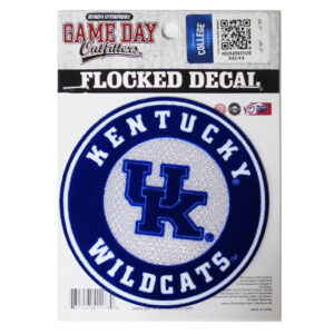 KENTUCKY WILDCATS STICKER DECAL FLOCKED