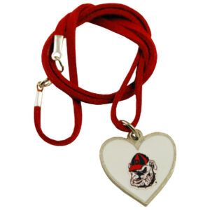 GEORGIA BULLDOGS JEWELRY ASSORTED SUEDE NECKLACE