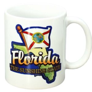 FLORIDA MUG MAP & FLAG