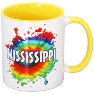 MISSISSIPPI MUG TIE DYE