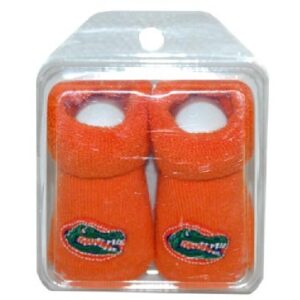 FLORIDA GATORS INFANT BOOTIES ORANGE
