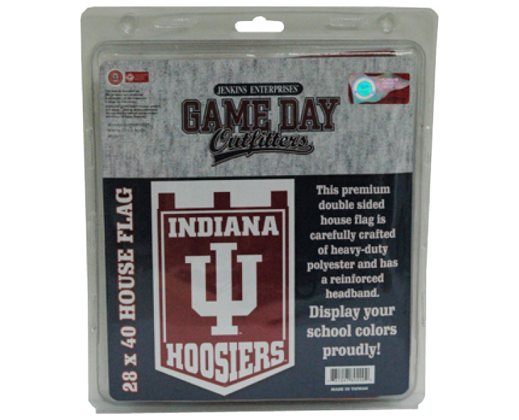 INDIANA HOOSIERS FLAG BANNER