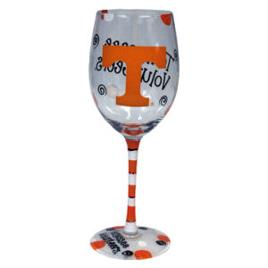 TENNESSEE VOLUNTEERS DRINKWARE WINE GLASS