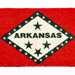 ARKANSAS DOOR MAT STATE FLAG