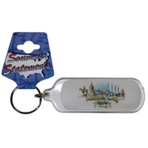 MISSOURI KANSAS CITY KEYCHAIN LUCITE ELEMENTS