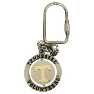 TENNESSEE VOLUNTEERS KEYCHAIN SPINNER NICKEL T