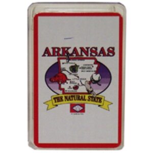 ARKANSAS PLAYING CARDS STATE MAP