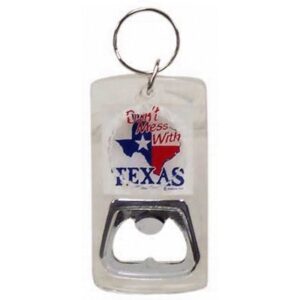 TEXAS KEYCHAIN LUCITE BTL OPENER DMWT