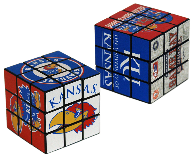 KANSAS JAYHAWKS TOY PUZZLE CUBE
