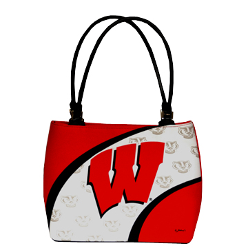 WISCONSIN BADGERS LADIES PURSE VORTEX