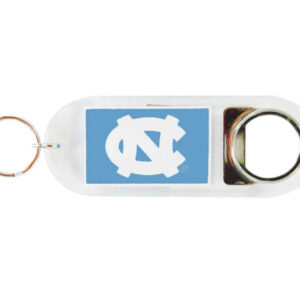 NORTH CAROLINA TAR HEELS KEYCHAIN LUCITE BTL OPENER