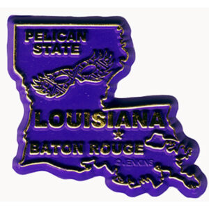 LOUISIANA MAGNET 2D 50 STATE PURPLE