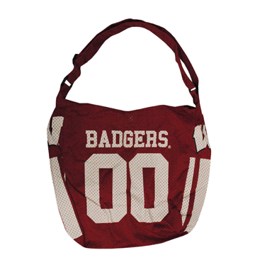 WISCONSIN BADGERS LADIES PURSE ATHLETIC MESH