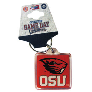OREGON STATE BEAVERS KEYCHAIN LUCITE LOGO
