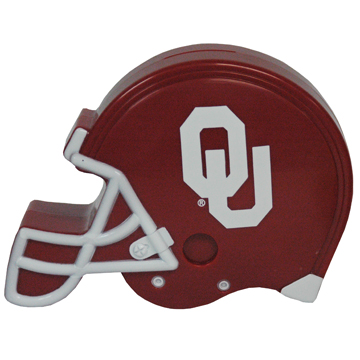 OKLAHOMA SOONERS PLAYING CARDS & HELMET CASE