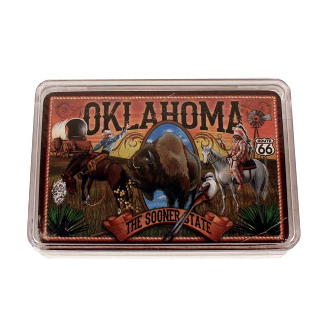 OKLAHOMA PLAYING CARDS MURAL