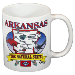 ARKANSAS MUG STATE MAP