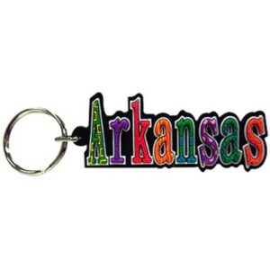 ARKANSAS KEYCHAIN PVC FESTIVE