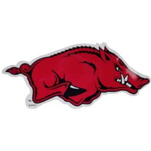 ARKANSAS RAZORBACKS CAR MAGNET SMALL RH SMALL