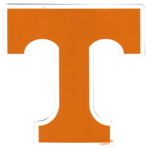 TENNESSEE VOLUNTEERS CAR MAGNET T SMALL