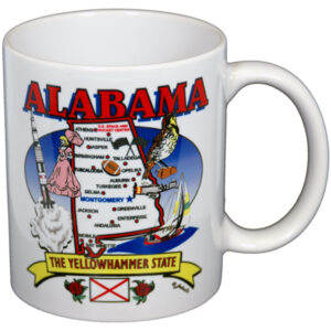 ALABAMA MUG STATE MAP