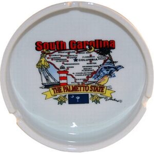 SOUTH CAROLINA ASHTRAY STATE MAP