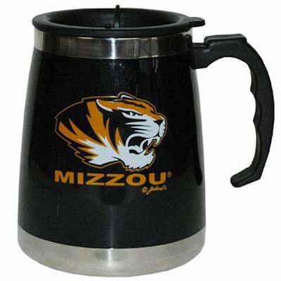 MISSOURI TIGERS MUG STAINLESS STEEL/ACRYLIC BIG BOY