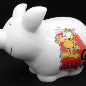 GEORGIA BANK PIGGY GARFIELD STATE OUTLINE