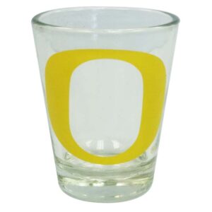 OREGON DUCKS SHOTGLASS LOGO