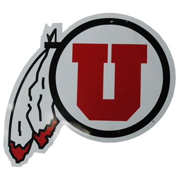 UTAH UTES CAR MAGNET LARGE