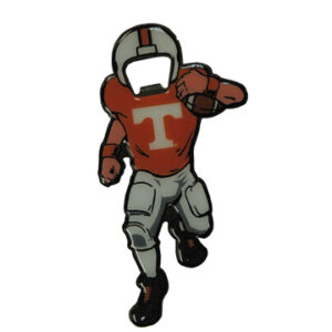 TENNESSEE VOLUNTEERS BOTTLE OPENER MAGNET METAL PLAYER