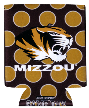 MISSOURI TIGERS KOOLIE POCKET POLKA DOT