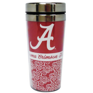 ALABAMA CRIMSON TIDE MUG TRAVEL SPIRAL