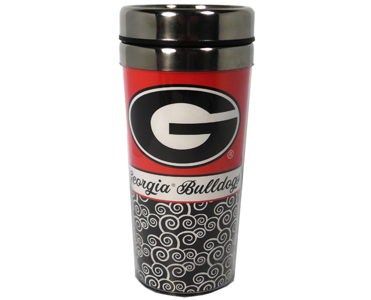 GEORGIA BULLDOGS MUG TRAVEL SPIRAL