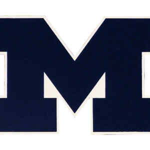 MICHIGAN WOLVERINES CAR MAGNET SMALL