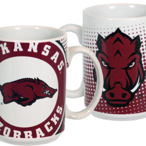 ARKANSAS RAZORBACKS MUG GRANDE DOT PATTERN