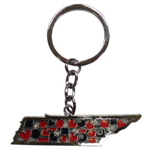 TENNESSEE KEYCHAIN METAL MOSAIC
