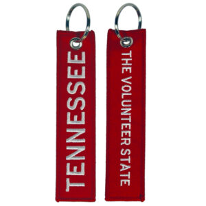 TENNESSEE KEYCHAIN FABRIC RIBBON