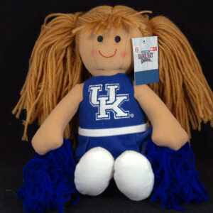 KENTUCKY WILDCATS PLUSH DOLL CHEERLEADER 11 INCH
