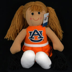 AUBURN TIGERS PLUSH DOLL CHEERLEADER 14 INCH