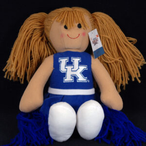 KENTUCKY WILDCATS PLUSH DOLL CHEERLEADER 14 INCH