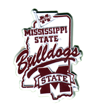 NCAA Oklahoma State Cowboys 2D Mascot Map Magnet 
