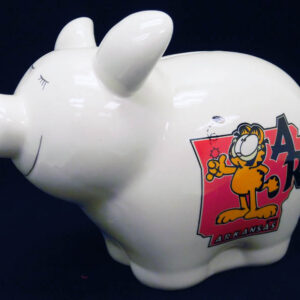 ARKANSAS BANK PIGGY STATE OUTLINE GARFIELD