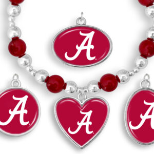 ALABAMA CRIMSON TIDE BRACELET CHARM ASSORTED