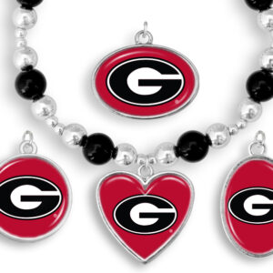 GEORGIA BULLDOGS BRACELET CHARM ASSORTED