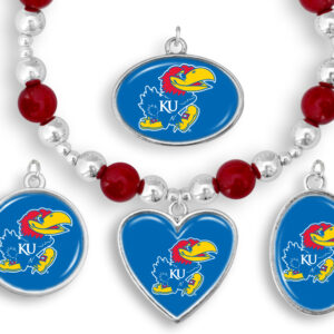 KANSAS JAYHAWKS BRACELET CHARM ASSORTED