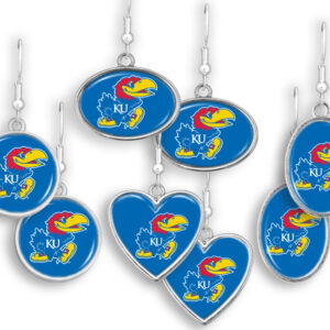 KANSAS JAYHAWKS EARRINGS CHARM ASSORTED
