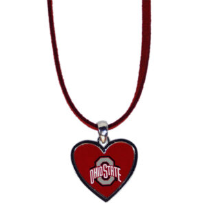 OHIO STATE BUCKEYES JEWELRY ASSORTED SUEDE NECKLACE